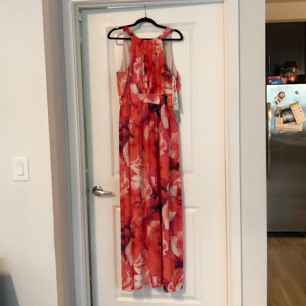Eliza J Floral Halter Maxi